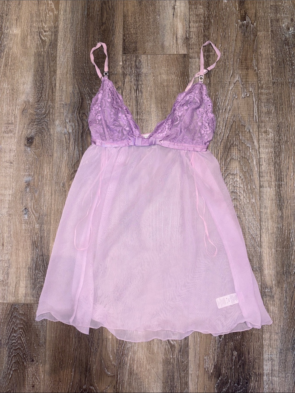 La SENZA Lilac Lace & Mesh Babydoll